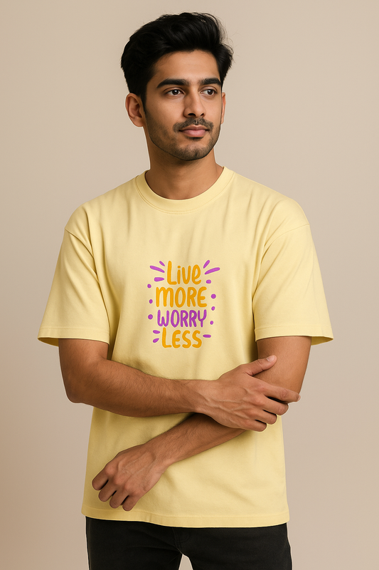 Unisex Oversized Live more T-shirt
