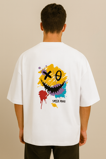 Unisex Oversized smile mood T-shirt