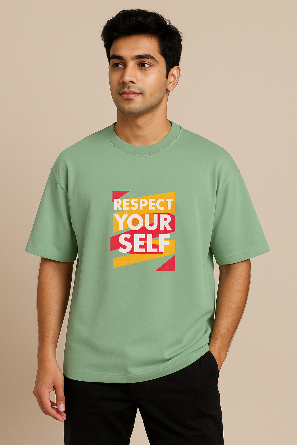 Unisex oversized Respect yourself T-shirt
