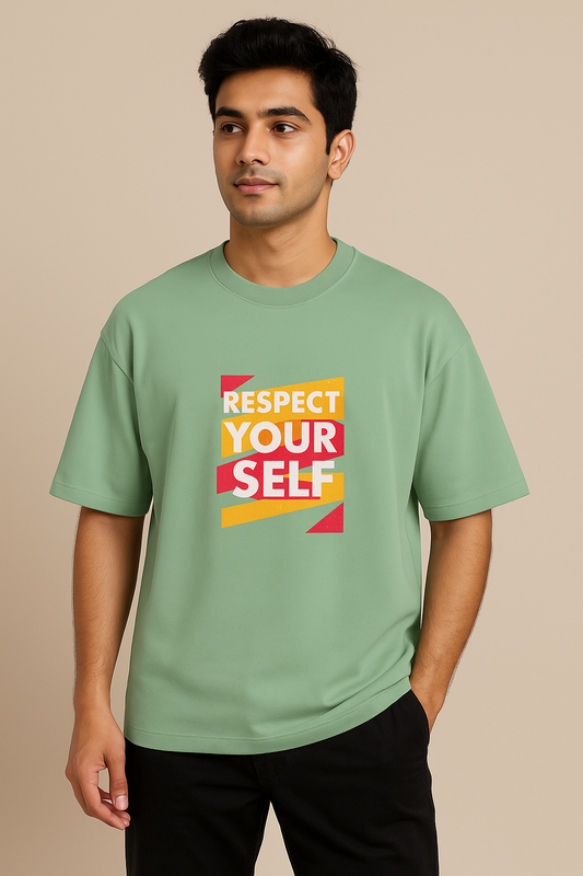 Unisex oversized Respect yourself T-shirt
